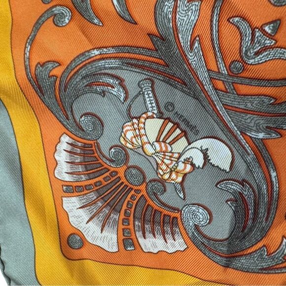 HERMES Silk Zingaro Pocket Square Scarf - Picture 8 of 11
